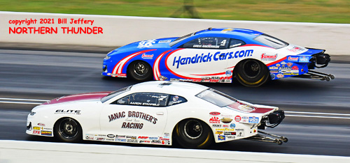 Aaron Stanfield (near lane) vs Greg Anderson 
(far lane) - PS